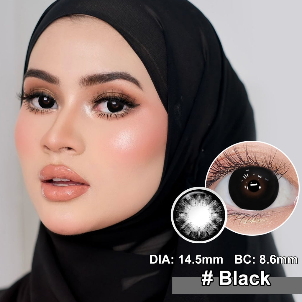 [0.00~-6.00] Magister Softlens Minus Diamond Soflen Minus Soflens 14.5mm Allure Gray Candy brown
