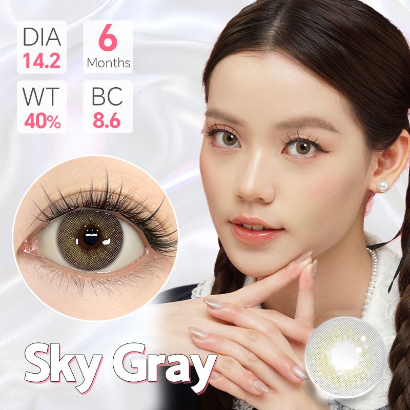 Mysticeyes Softlens Twilight Series Moonstone 14.2MM Black Big Eyes