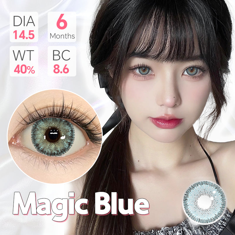 Mysticeyes Magic Series 14.5mm Contact Lenses (1 Pair) - 6 Month Use