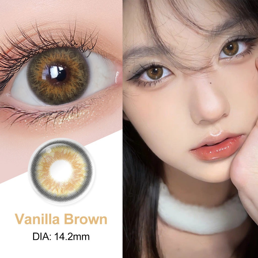 Magister Softlens 14.2 mm Mata Normal softlens grey Lensa Kontak Bergaya Soflens Murah Lensa Warna
