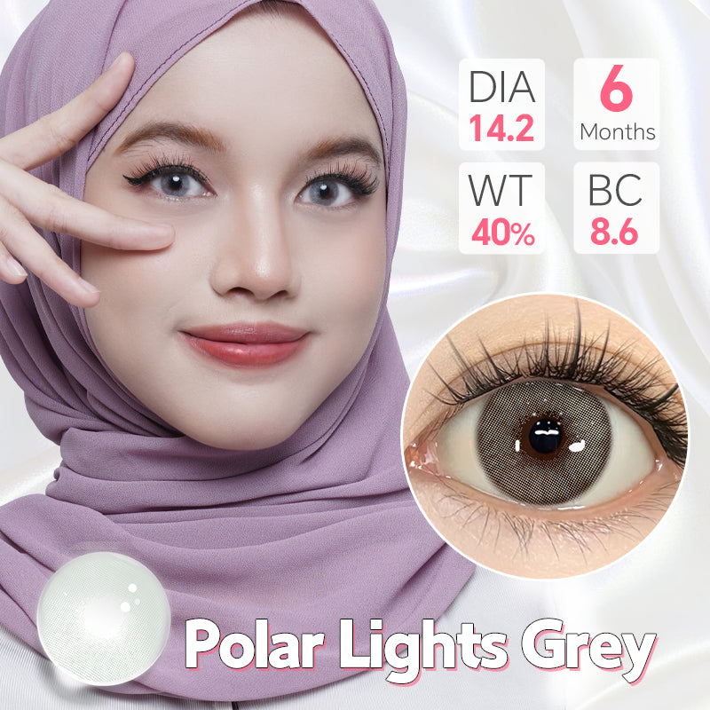 Mysticeyes Grey Series Contact Lenses (0.00 to -6.00) with Free 60ml Solution & Case