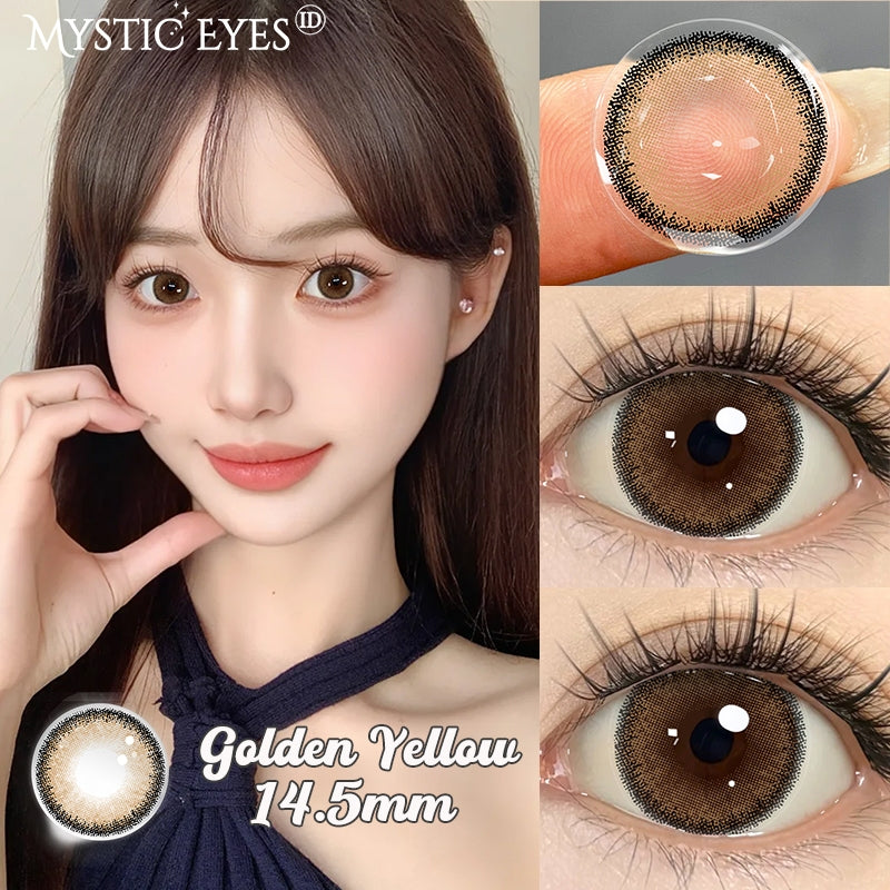 MysticEyes Hydrocor Series Contact Lenses - 14.2mm Diameter, 6 Months Use
