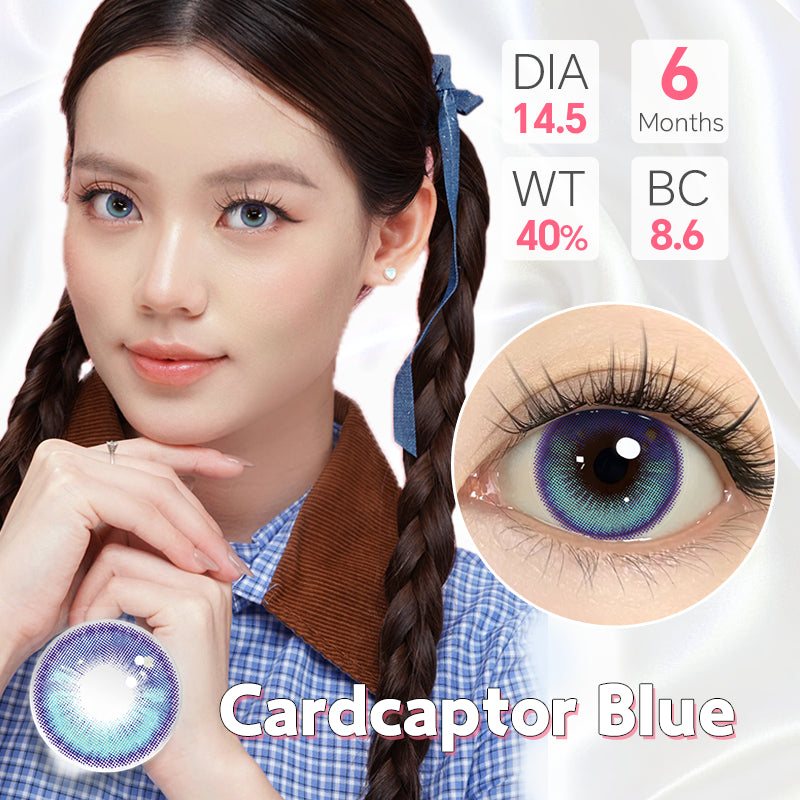 Mysticeyes Softlens  Blue Lens Cosplay Lenses Green Softlens Normal 14.0-14.5MM
