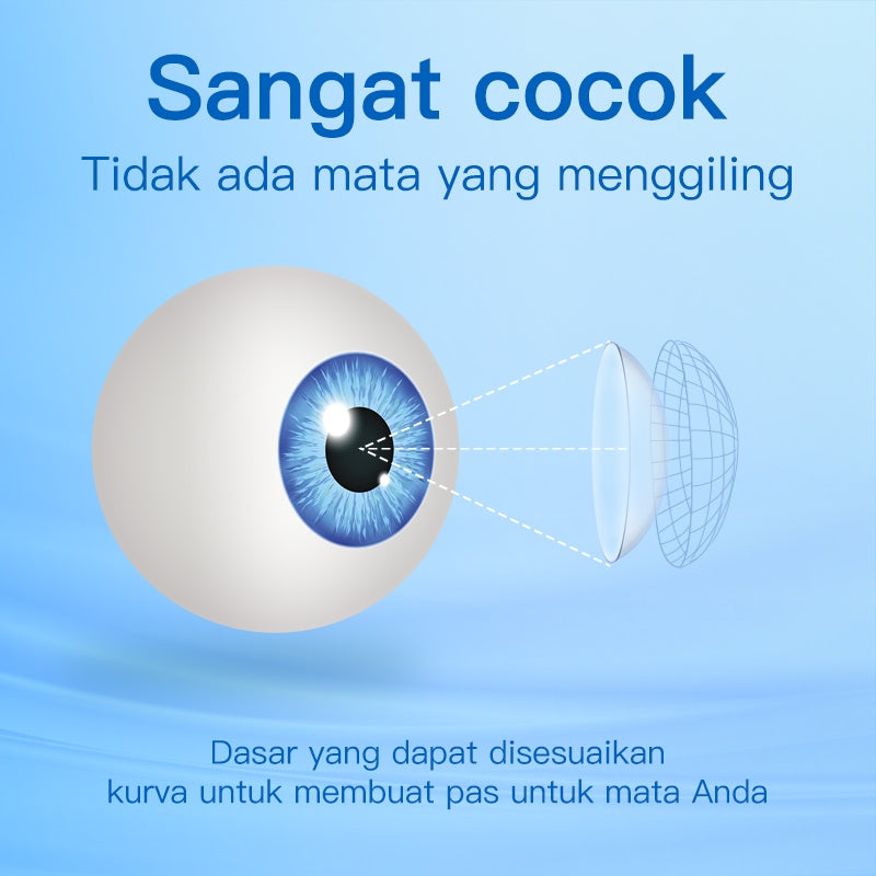 Softlens Bening minus (-1.00 s/d -10.00) Perlindungan UV Magister Softlens 14 mm Softlens Minus Bening Clear 1pasang