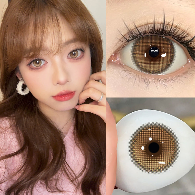 Mysticeyes Softlens Twilight Series Moonstone 14.2MM Black Big Eyes