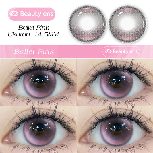 Ballet Pink BEAUTYLENS Colored Contact Lens (Normal / Minus 0.00 to -8.00)