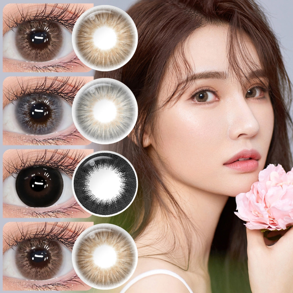 Magister Softlens Minus (-1.00 s/d -6.00) OMG Softlens Black lensa kontak warna diameter 14MM softlens Brown softlens Gray soflen mata soflent soflen normal