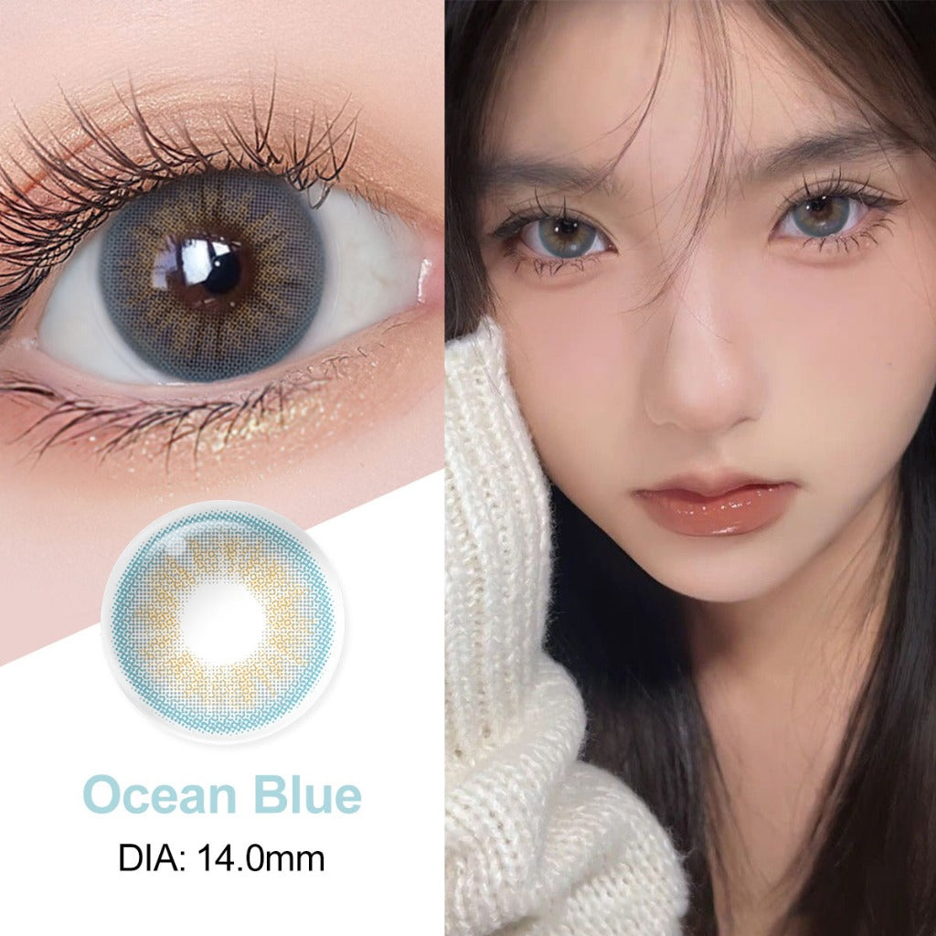 Magister softlens lensa mata,softlens grey soflen ochre brown lensa kontak murah,diameter 14MM softlens softlens mata softlens mata korea