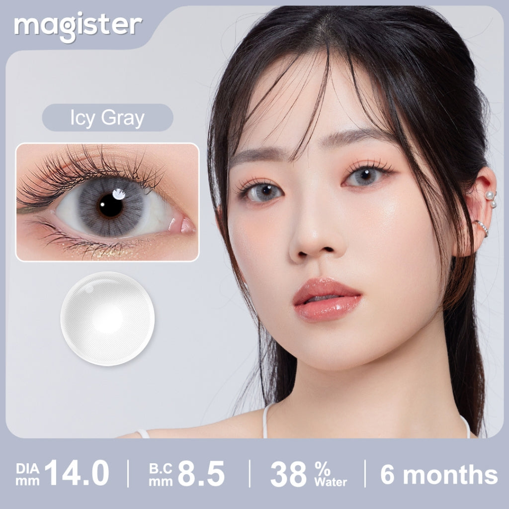 Magister Softlens minus (-1.00 s/d -6 .00) Luna Sweet Brown soflen minus soflens grey 14.50MM