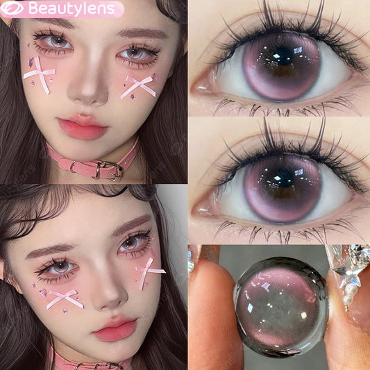 Ballet Pink BEAUTYLENS Colored Contact Lens (Normal / Minus 0.00 to -8.00)