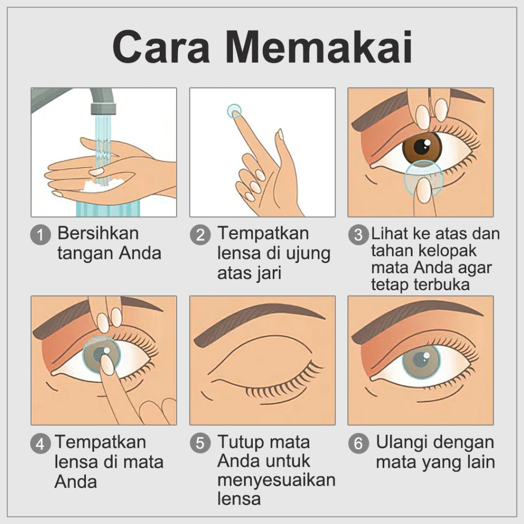 Softlens Bening minus (-1.00 s/d -10.00) Perlindungan UV Magister Softlens 14 mm Softlens Minus Bening Clear 1pasang