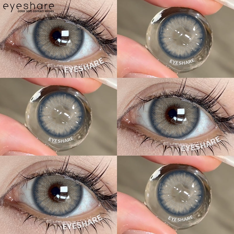 Eyeshare Softlens Minus (0.00~-7.00) Bali Gray Lensa Kontak Softlens Murah