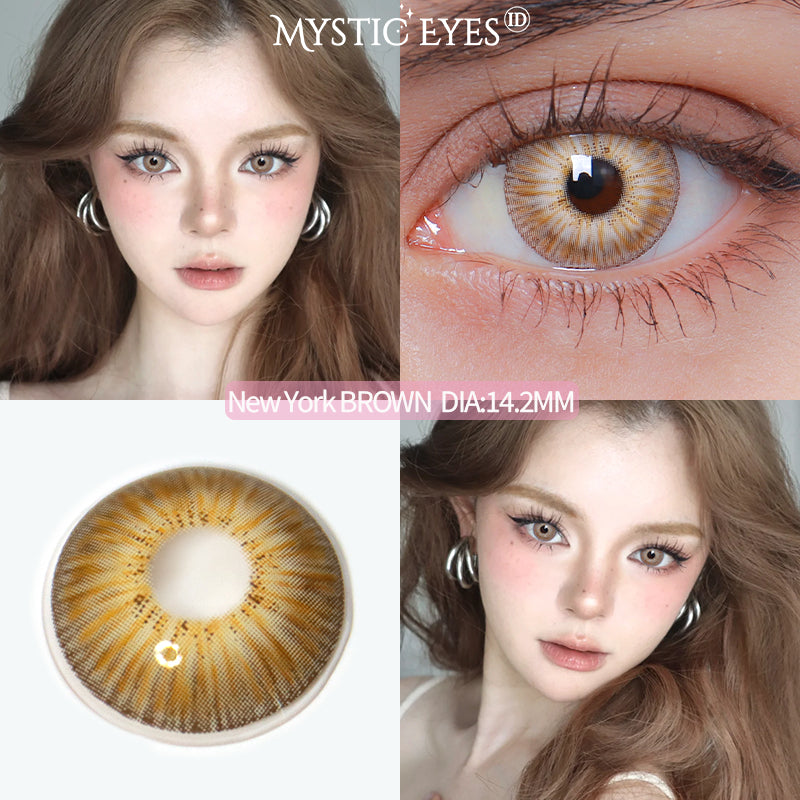 Mysticeyes Softlens Twilight Series Moonstone 14.2MM Black Big Eyes