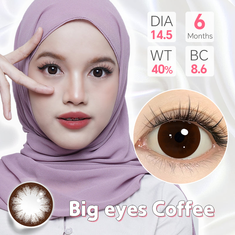 Mysticeyes Softlens Big eyes Series Black 14.5MM