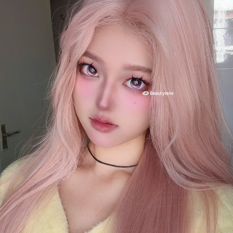 Ballet Pink BEAUTYLENS Colored Contact Lens (Normal / Minus 0.00 to -8.00)