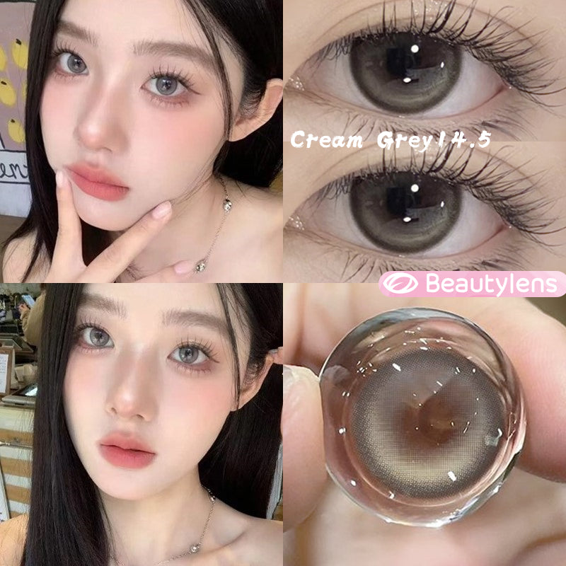 BEAUTYLENS Glossy Natural Colored Contact Lenses - 14.5mm Diameter, 6 Month Use, Power Range: -0.50 to -8.00