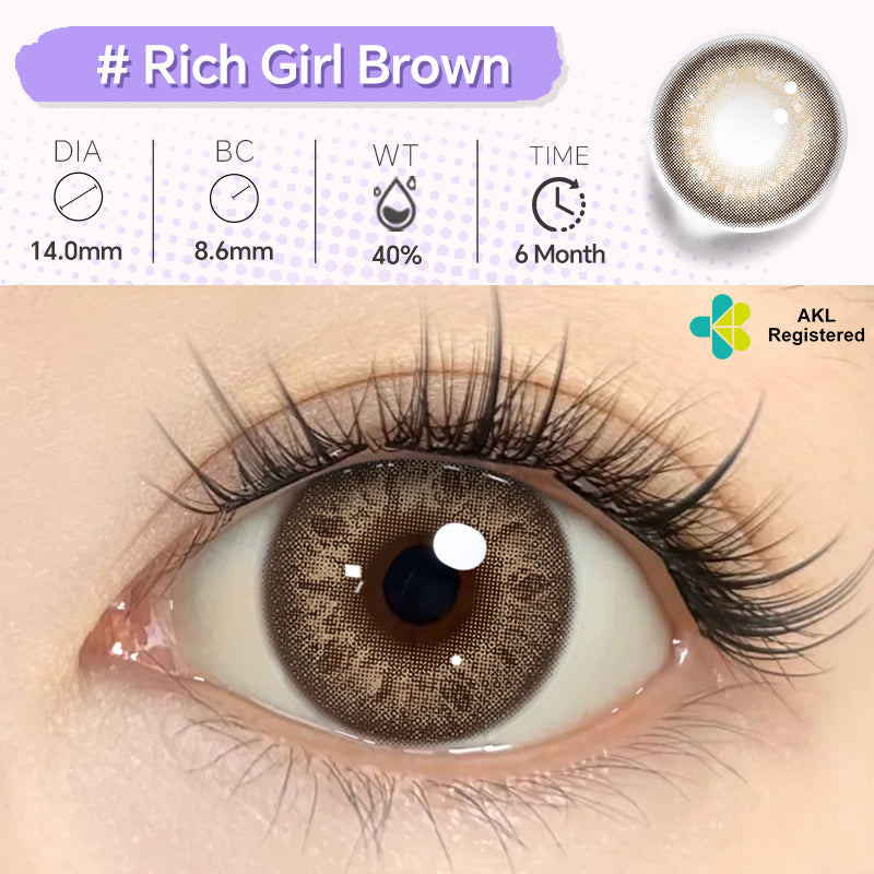 Mysticeyes Polar Lights Series 14.2mm Contact Lenses (1 Pair) - 6 Month Use