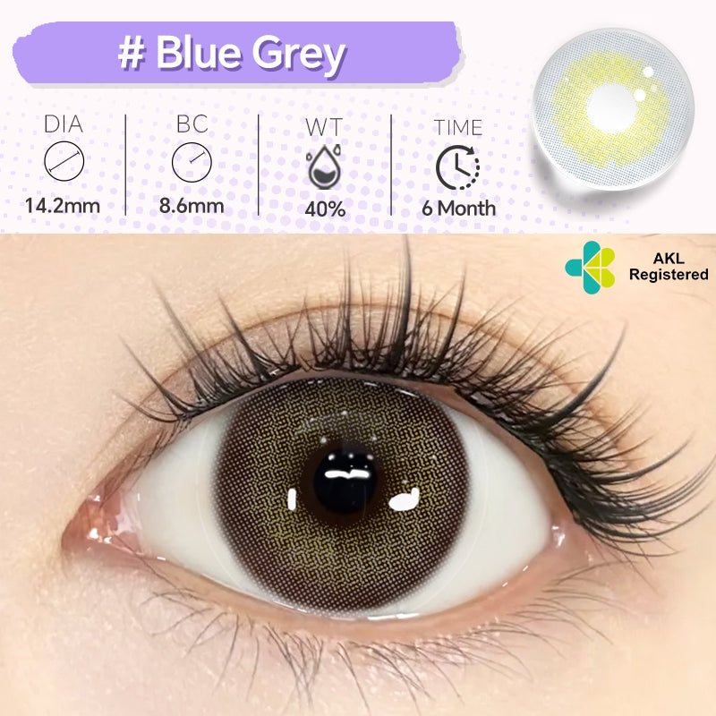 MysticEyes Hydrocor Series Contact Lenses - 14.2mm Diameter, 6 Months Use