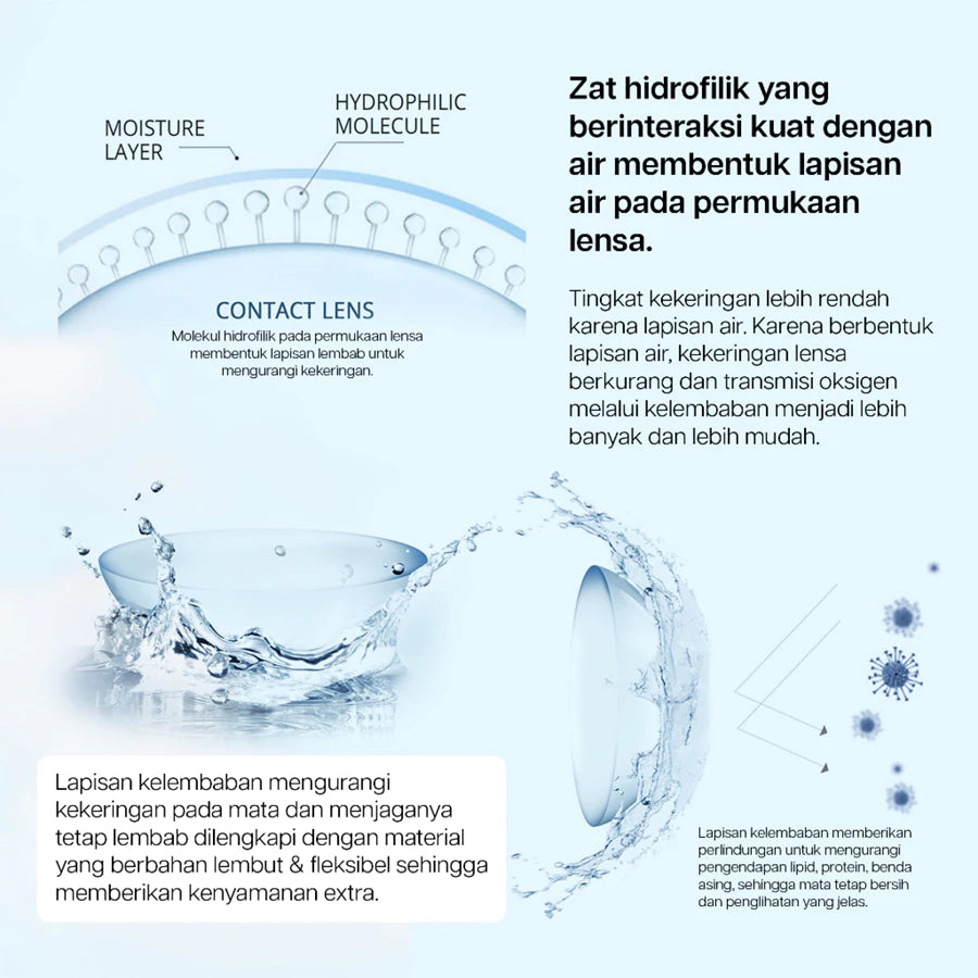 X2 AIRE Softlens Series Silky Grey | Silky Brown - Soflens Natural Minus Korea 14.5mm Soflens Korea