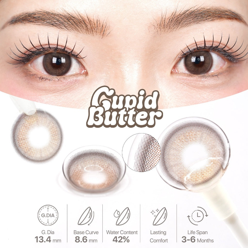 SOFTLENS NEW MORE DUBAI CUPID SERIES 14,5 MM NORMAL & MINUS (-0,50 S/D -6,00) BY CTK / SOFLEN / SOFTLEN / SOFLENS / DUBAI CUPID / DUBAI CUPID SILVER GRAPHITE KAKAO BUTTER / TUKUSOFTLENS / TUKU SOFTLENS