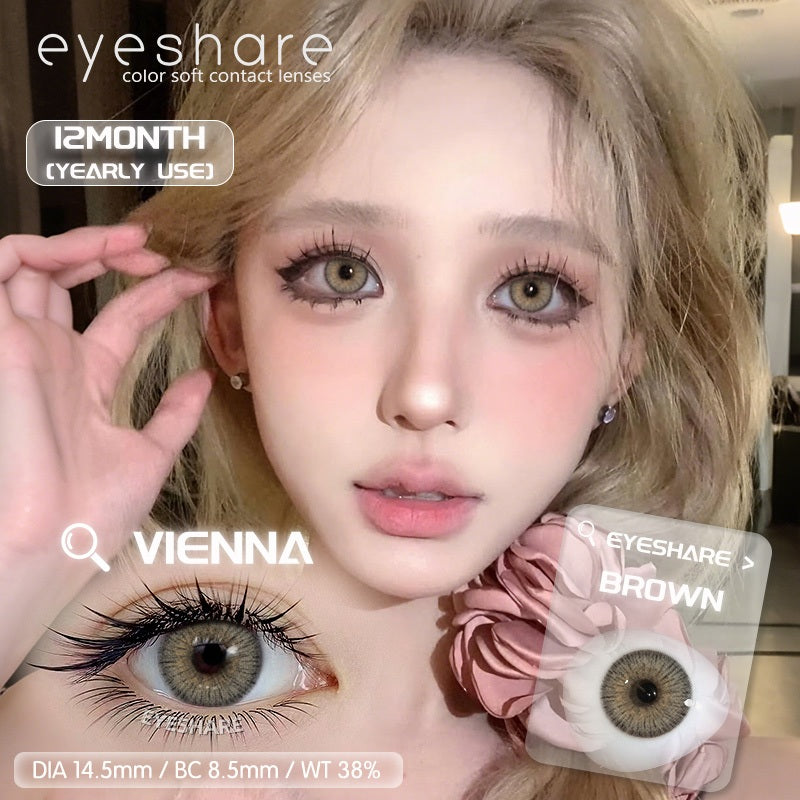 Eyeshare Softlens Vienna Gray 1 Pasang 14.5mm Lensa Kontak