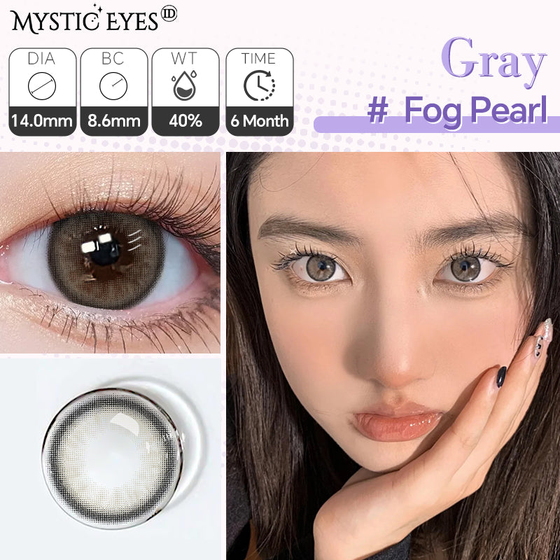 Mysticeyes 14.5mm Brown Contact Lenses (40% Water Content) - 6 Month Use
