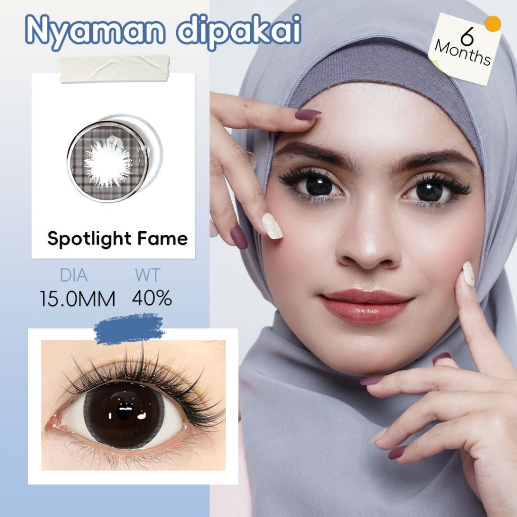Mysticeyes 14.5mm Brown Contact Lenses (40% Water Content) - 6 Month Use