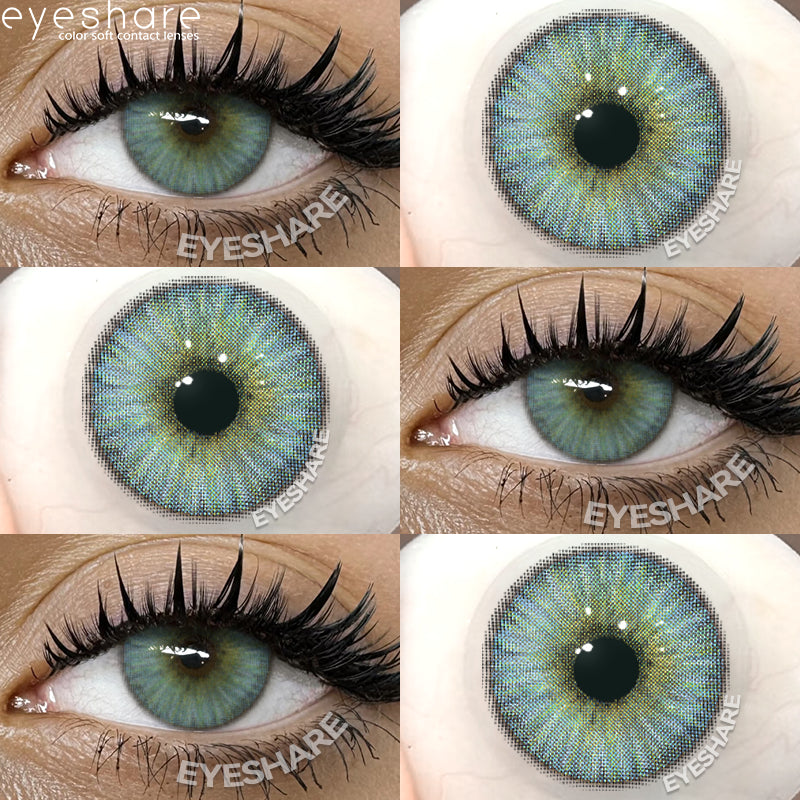 Eyeshare Softlens Minus Estonia Green 1Pasang 14.5mm Softlens