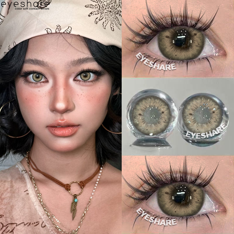 Eyeshare Softlens Minus Estonia Green 1Pasang 14.5mm Softlens