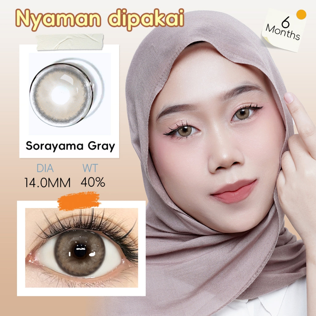 Mysticeyes 14.5mm Brown Contact Lenses (40% Water Content) - 6 Month Use
