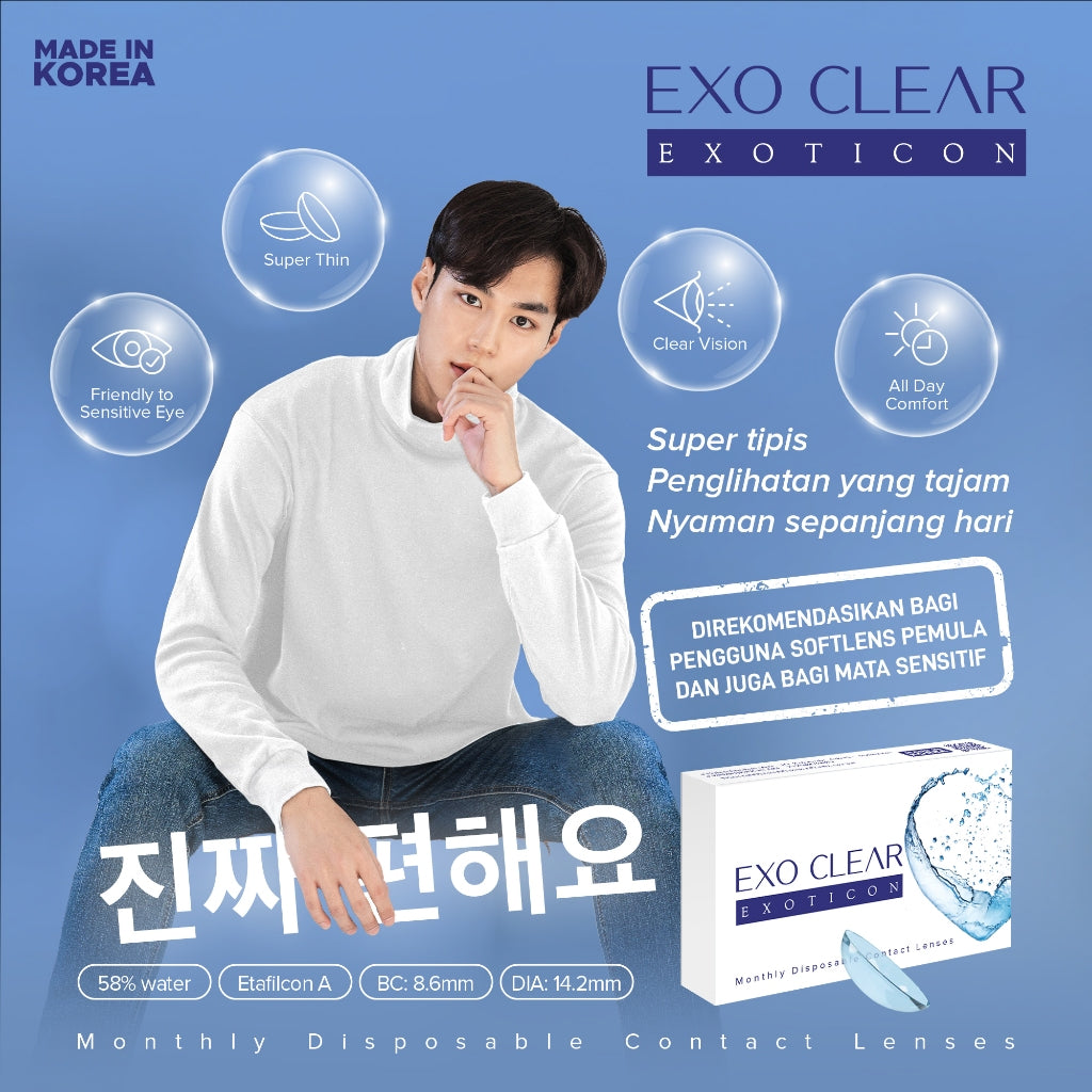 Spex Symbol Softlens EXO CLEAR by Exoticon