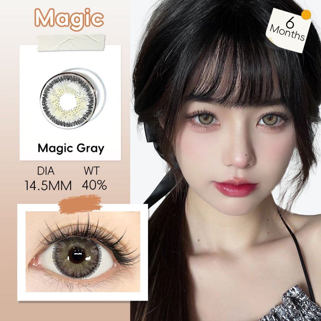 Mysticeyes 14.5mm Brown Contact Lenses (40% Water Content) - 6 Month Use