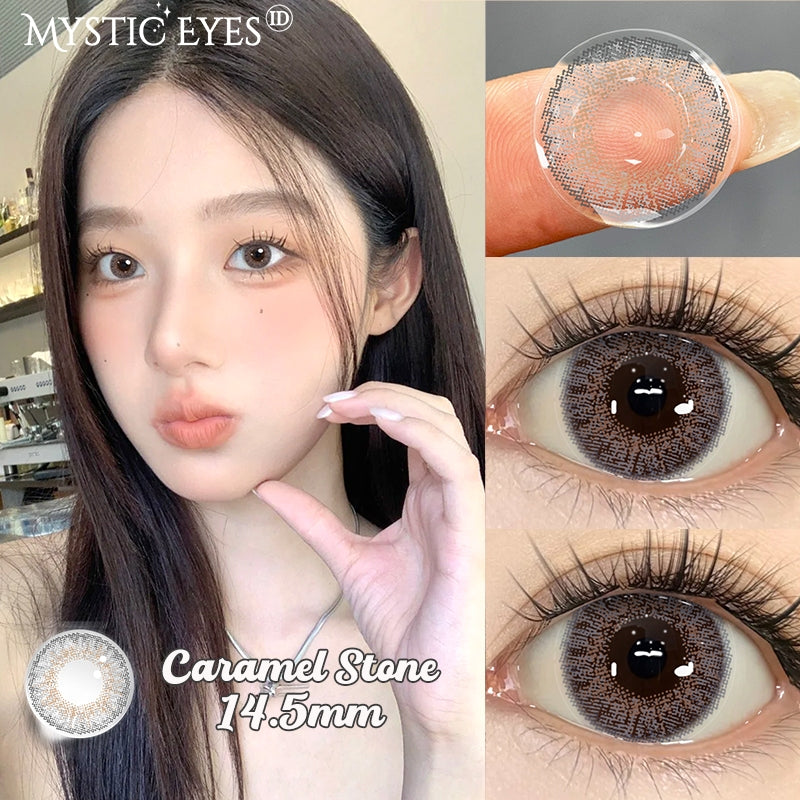 MysticEyes Hydrocor Series Contact Lenses - 14.2mm Diameter, 6 Months Use
