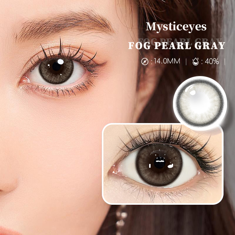 Mysticeyes Softlens Twilight Series Moonstone 14.2MM Black Big Eyes