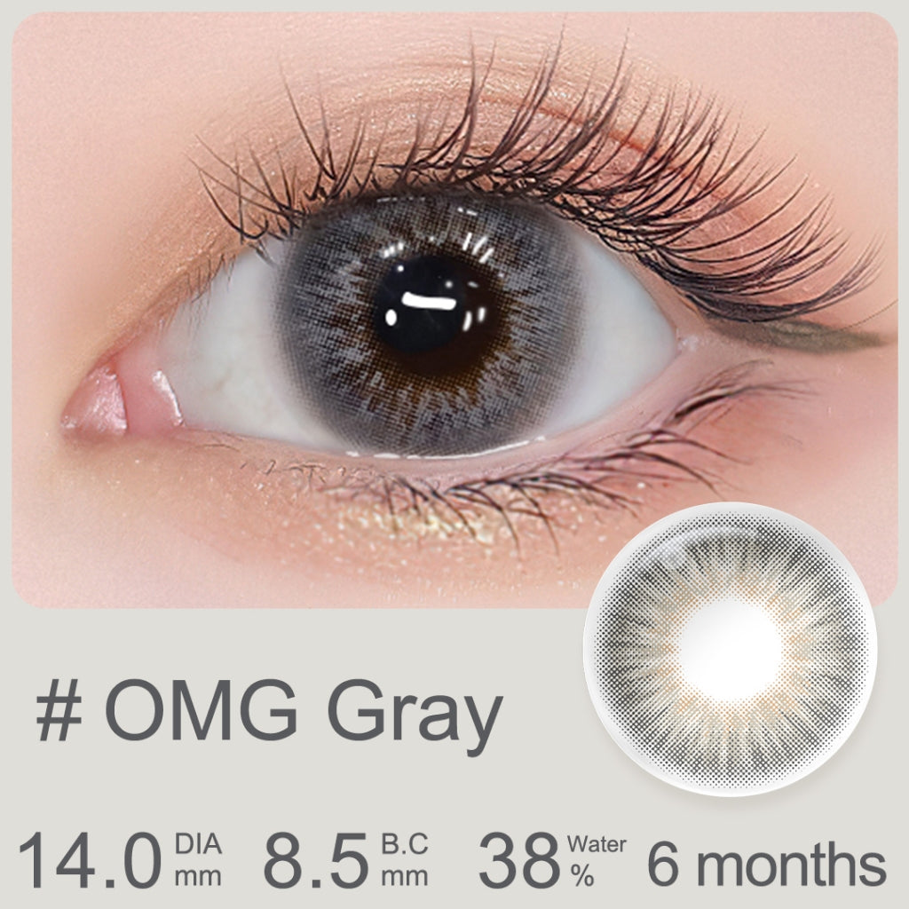 [0.00~-6.00] Magister softlens minus 14 mm nude brown soflen minus OMG Brown Korea Lensa Kontak Bestseller soflens Natural