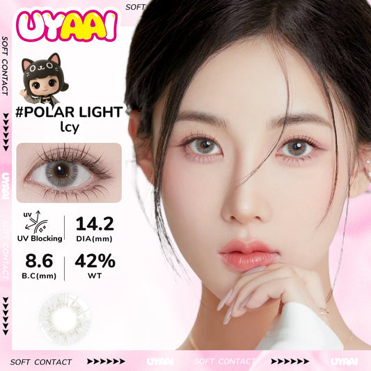 UYAAI softlens 14.2MM Minus   Normal 0.00s Mata Korea seri Ocean Sepasang LENSA KONTAK  6Bulan