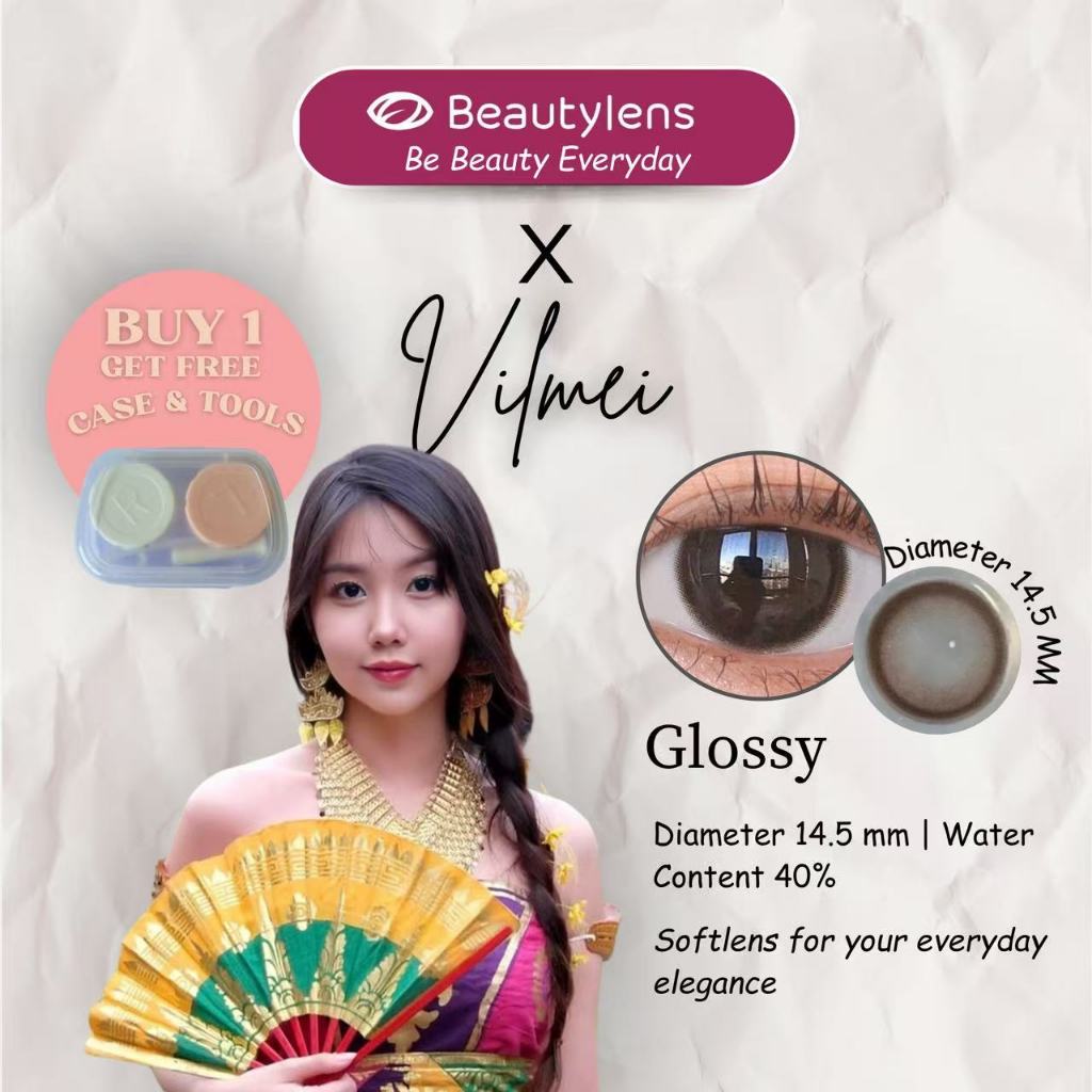 BEAUTYLENS Live02 Milk Tea 14.5mm | Meguro Big Eye Lenses | Normal & Minus | Colored Contacts
