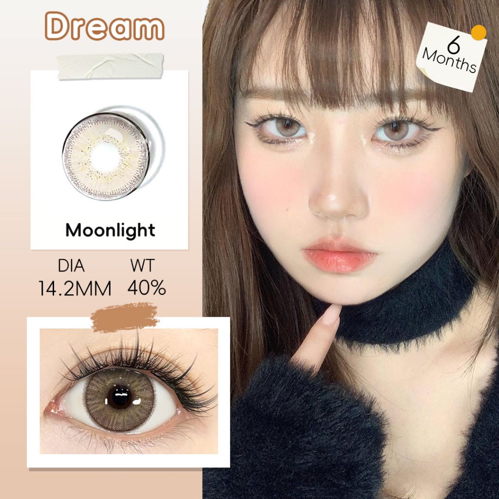 Mysticeyes 14.5mm Brown Contact Lenses (40% Water Content) - 6 Month Use