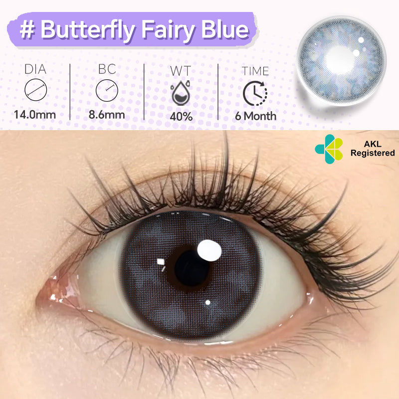 Mysticeyes Softlens  Blue Lens Cosplay Lenses Green Softlens Normal 14.0-14.5MM