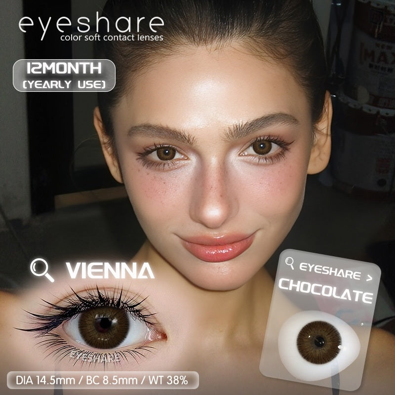 Eyeshare Softlens Vienna Gray 1 Pasang 14.5mm Lensa Kontak