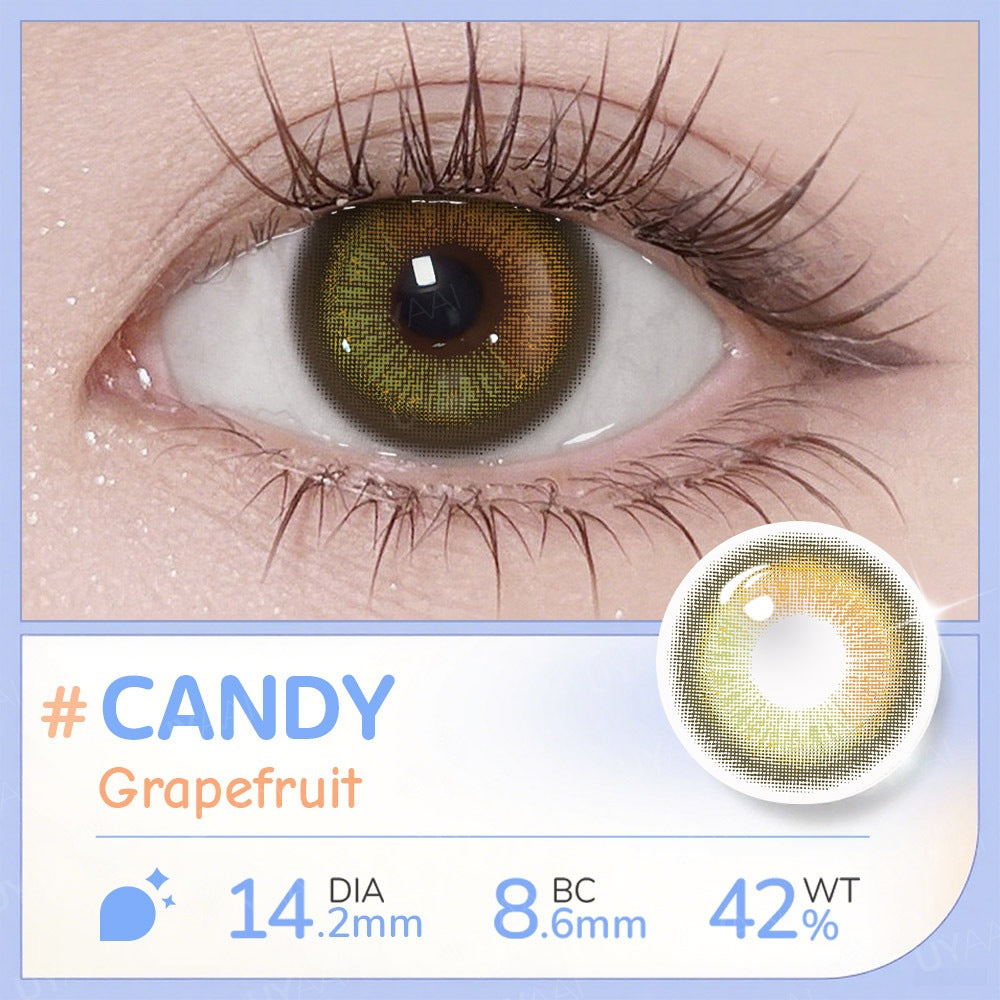 UYAAI softlens 14.2MM Minus   Normal 0.00s Mata Korea seri Ocean Sepasang LENSA KONTAK  6Bulan