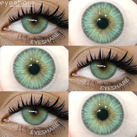 Eyeshare Softlens Minus Estonia Green 1Pasang 14.5mm Softlens