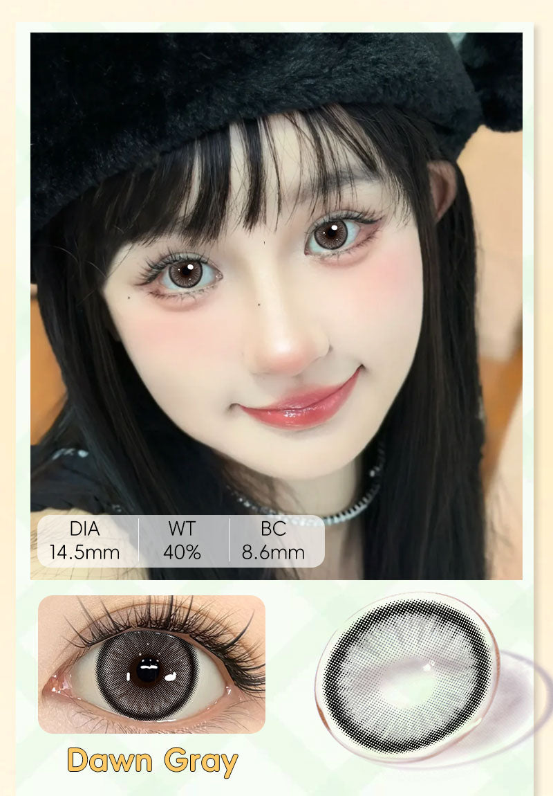 Mysticeyes Softlens Minus (0.00 s/d -6.00) Dawn Series 14.5MM