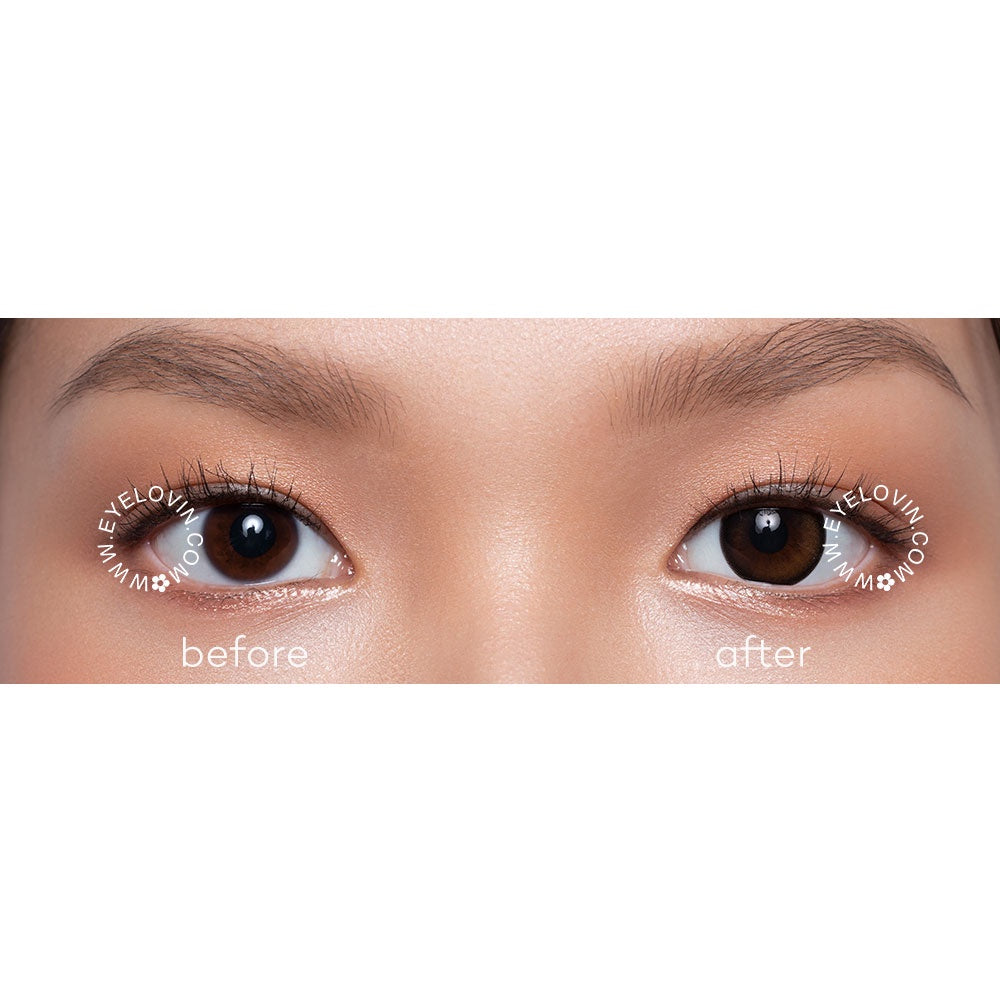 Eyelovin Softlens Mite Clair Pure Moist - Selene Brown (1 pc/sebelah)