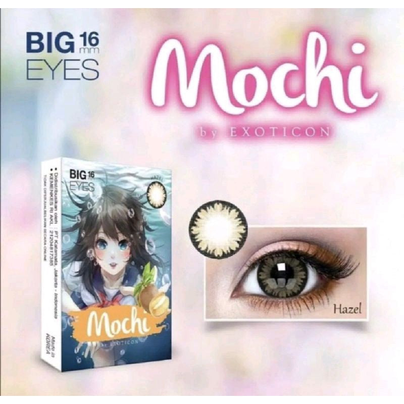 X2 Mochi Colored Contact Lenses - Power Range from Plano to -3.00
