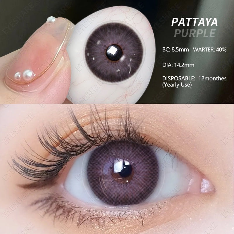 Eyeshare Pattaya Brown Softlens 2pcs 14.2mm Softlen