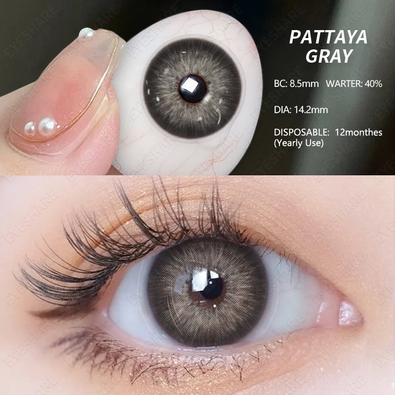 Eyeshare Pattaya Brown Softlens 2pcs 14.2mm Softlen