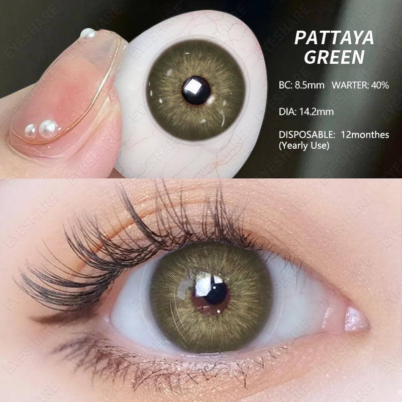 Eyeshare Pattaya Brown Softlens 2pcs 14.2mm Softlen
