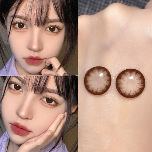 Eyeshare Black Softlens 14.5mm Big Eyes Natural Korea New Softlens Lensa Warna Soflen