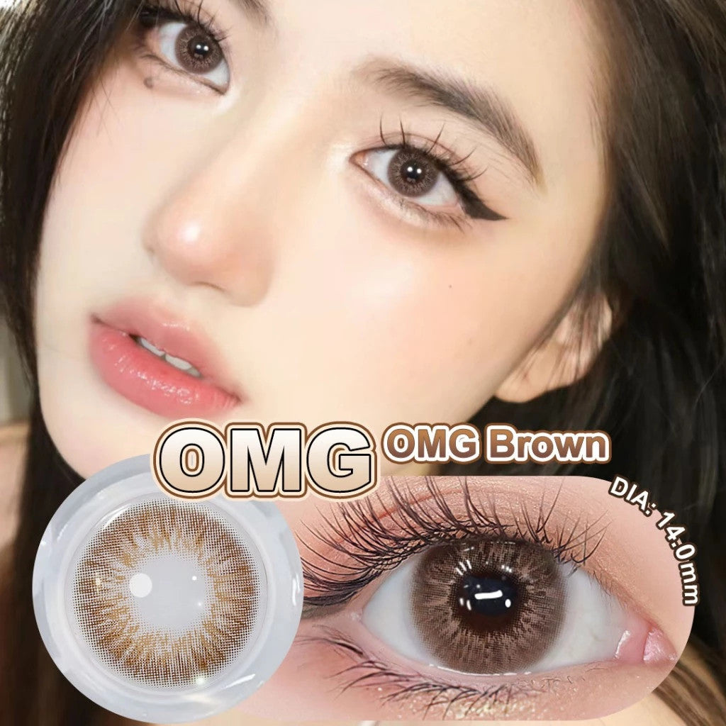 Eyeshare Softlens Minus(-1.00 ~ -8.00) Black 14.2mm 14.5mm Softlens Mata Softlens Warna Lensa Kontak Soflen Gray